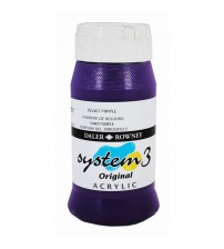 Daler Rowney System3 500 ml Akrilik Boya 418 Velvet Purple 